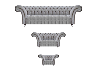 Neu Sofagarnitur Sofas Couch Polstermöbel Designer Chesterfield Wohnzimmer