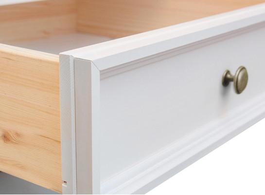 Konsolen Tische Holz Design Weiß Klassischer Designer Luxus Konsole Tisch Neu