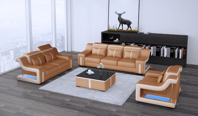 Sofagarnitur 3+1 Polster Designer Sofas Garnitur Couch Sofa Garnituren