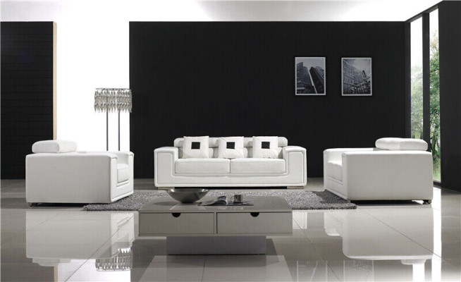 Design Couchen Sofas Polster Sitzer Sofagarnitur Garnituren Set Leder Sofa