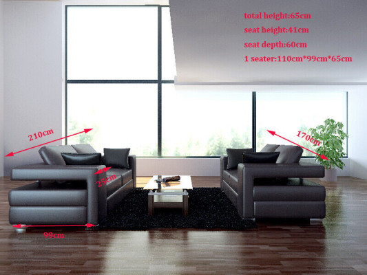 Sofas Moderne Couchen Polster 311 Sitzer Sofagarnitur Garnituren Set Neu