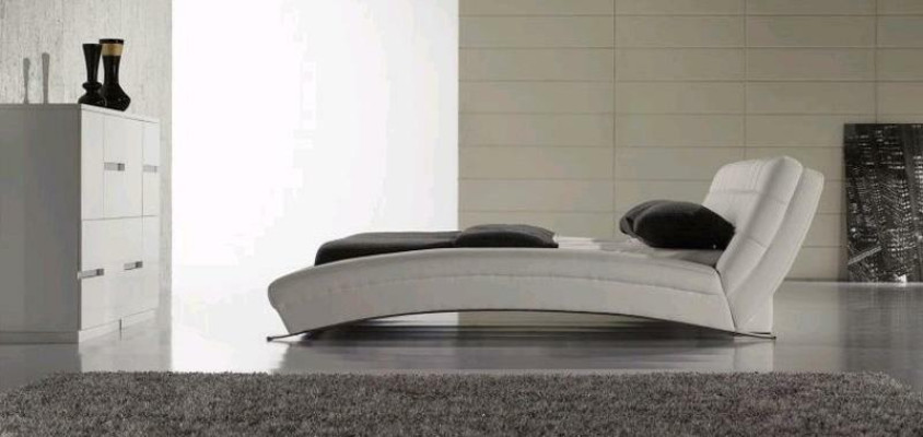 Bett Betten Polster Doppel Ehe Luxus Leder Moderne Designer Schlafzimmer