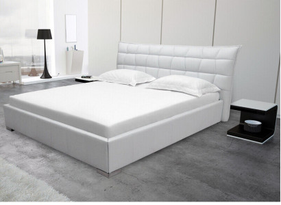 Leder Design Bett Doppel Betten Luxus Ehe Modernes Hotel Gestell Schlaf