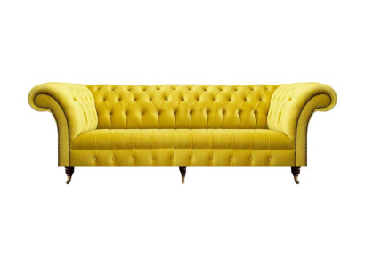 Design Modern Textil Sofa Dreisitze Couch Möbel Chesterfield Einrichtung