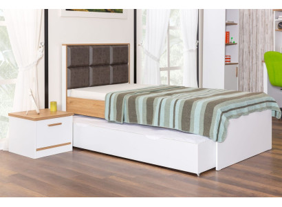 Exklusives Kinderzimmer Holzbett Designer Einzelbett Edle Kinderbetten