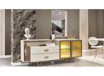 Weißes Sideboard Designer Anrichte Moderne Schränke Luxus Kommode Neu