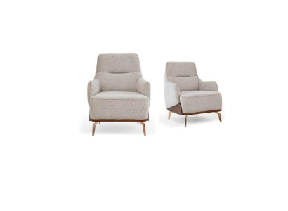 Luxuriöser Ohrensessel Exlusiver Sessel Wohnzimmer Edle Polster Möbel