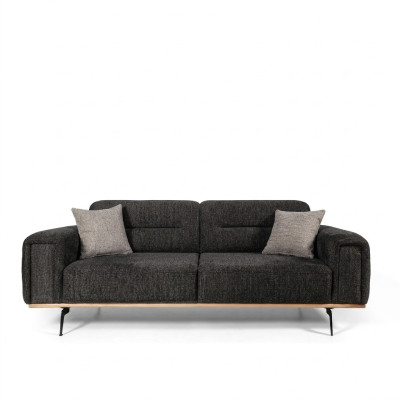 Stilvoller Dreisitzer Wohnzimmer Chesterfield Sofa Luxuriöse Möbel Neu