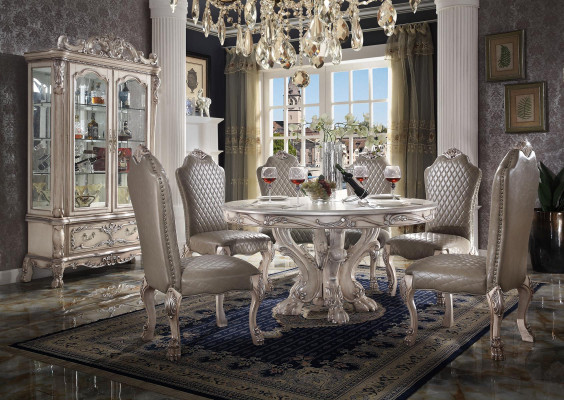 Esszimmer Stuhl Sessel Set 6x Stuhl ohne Armlehnen Luxus Sessel Barock Stühle