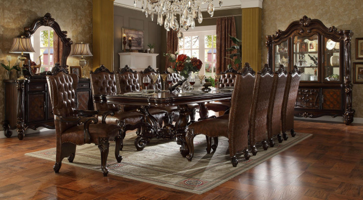 Esstisch Tisch Gruppe Esszimmer Wohnzimmer Holz Barock Rokoko Tische