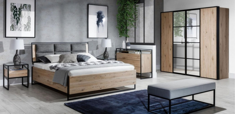 Nachttisch Braun Holz Möbel Design Schlafzimmer Möbel Art déco Neu