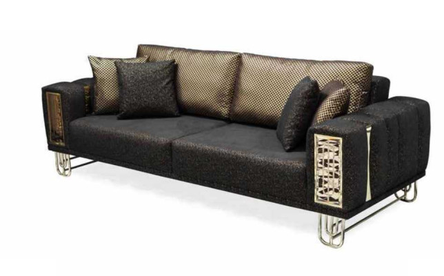 Sofa 3 Sitzer Design Sofas Polster Couchen Textil Relax Moderne 225cm