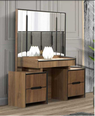 Elegant Schminktisch mit Spiegel luxuriös Möbel im Schlafzimmer Neu