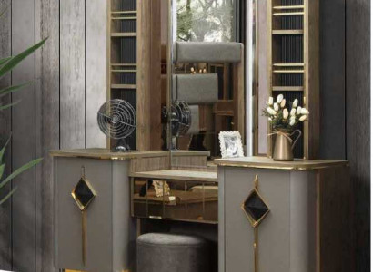 Stilvoll Schminktisch mit Spiegel Perfekt Möbel im Schlafzimmer neu