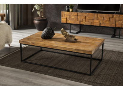 Loft Couchtisch Design Möbel Tisch 120x80 Wohnzimmer Holztisch Couchtische