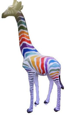 Designer Figuren Moderne Dekorationen Garten Giraffe Statue Skulptur Skulpturen