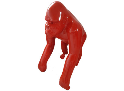 Designer Figur Statue Moderne Figuren Statuen Dekoration Deko Gorilla Garten Neu