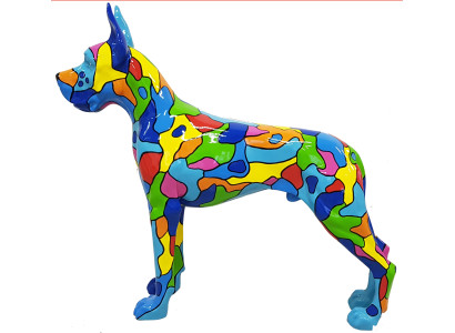 Designer Figur Statue Moderne Figuren Dekoration Hund Garten Skulptur Skulpturen