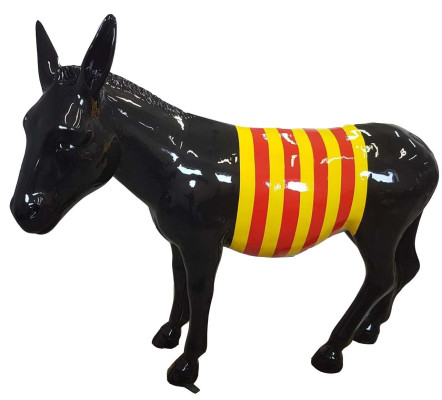 Moderne Abstrakte Design Esel Skulptur Kunststoff Garten Dekoration Skulpturen