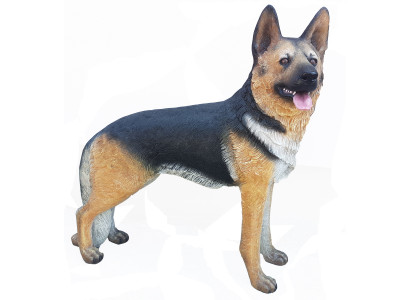 Designer Figur Statue Moderne Figuren Dekoration Hund Garten Skulptur Skulpturen