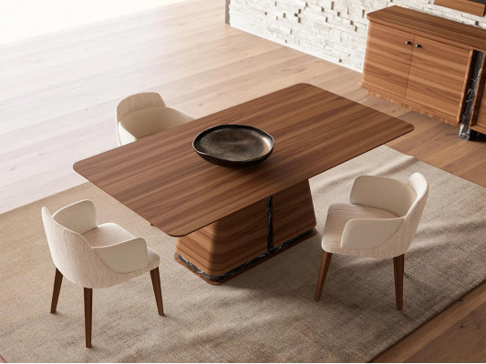 Modern Esszimmer Esstisch 4x Stühle Essgruppe Sideboard Luxus Möbel 2x Spiegel