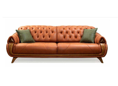 Dreisitzer Luxus 3 Sitzer Couch Polster Klassisch Sitz Sofas Zimmer