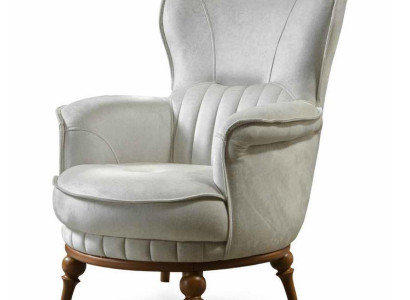 Sessel Luxus Design Textil Wohnzimmer Klassisches Stil Möbel Lounge