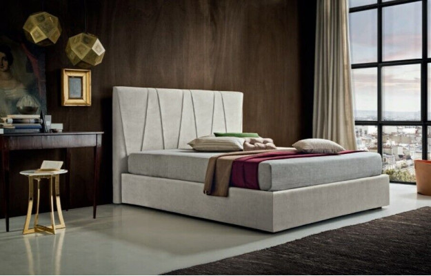 Luxus Hotel Betten Schlaf Zimmer Textil 140x200cm Bett Polster Design Italien