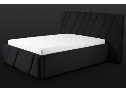 Schwarzes Bett Samt Betten Doppelbett 160x200 Design Hotel Einrichtung