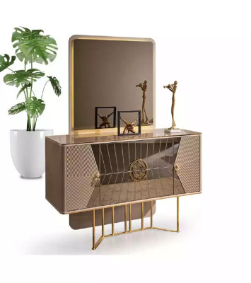 Schminktisch Luxus Schlafzimmer Kosmetiktisch Spiegeltisch Kommode Sideboard