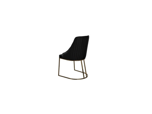 Gruppe Stühle Küchenstühle Esszimmerstühle Schwarz 6tlg Modern Stoff
