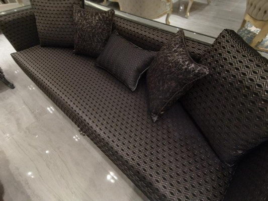 Elegantes Wohnzimmer Sofas 3+3 Sitzer Set Stilvolle Set Mit 2x Sofas Neu