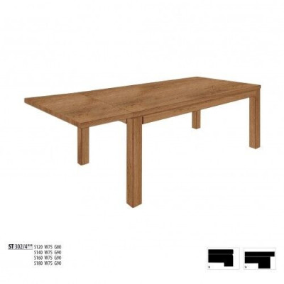 Tisch Holz Tische 160x90cm Holz Esstische Konferenz Massivholz Echte Eiche Neu