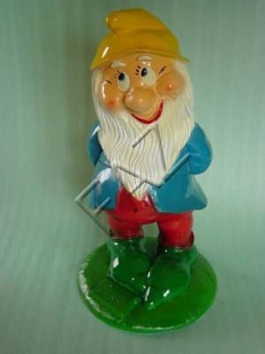 Zwerg Figur Garten Statue Skulptur Figuren Skulpturen Dekoration Deko Neu 47 cm