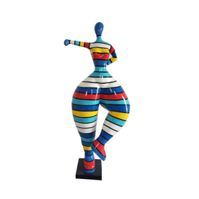 Moderne Figur Ballerina PVC Skulptur Dekoration 85cm Deko Figuren Statuen Neu