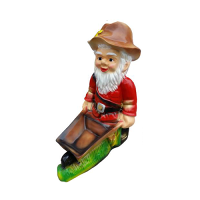 Garten Haus Dekoration Figur Statue Skulpturen Deko Figuren Zwerg Handarbeit K18