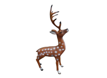 Schöne dekorative moderne Skulptur eines Hirsches, Figurenhöhe 75 cm.