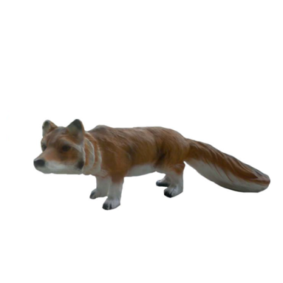 Dekoration Garten Plastik Figuren Handbemalte Figur Statue Fuchs 35 cm Statuen