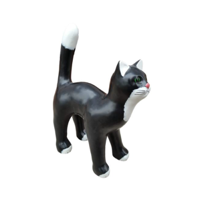 Katze Figur Statue Garten Dekoration Skulptur Deko Skulpturen