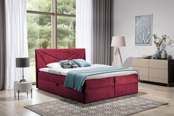Doppelbett Bett mit Bettkasten Boxspringbett Ehebett Betten Polsterbett 180cm