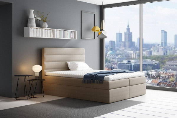 Bett mit Bettkasten Ehebett Betten Grün Polsterbett Boxspringbett Doppelbett Neu