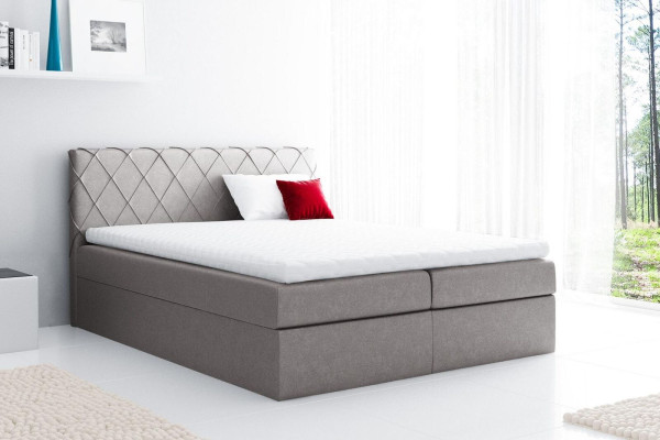 Boxspringbett Doppelbett Ehebett Bettgestell Bett Polsterbett Betten 200x200cm