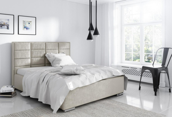 Bettrahmen Stoff Textil Design Doppel Hotel Modern Bett Schlafzimmer Betten Neu