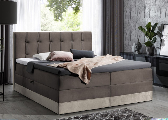 Boxspringbett Möbel Doppel Hotel 180x200 Schlafzimmer Bett mit Bettkasten Neu