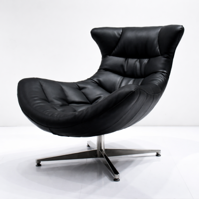 Sessel Design Couch Sofa Sitzer Leder Lounge Club Polster Luxus Ohren Sitz Relax