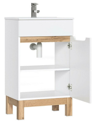 Waschbecken Schrank Regal Schränke 50cm Waschbecken Waschtisch