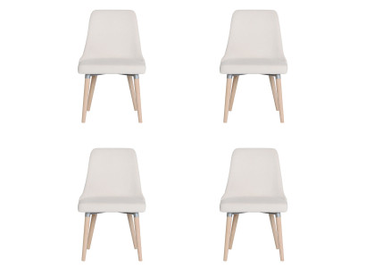 4x Design Polster Sitz Stühle Stuhl Seht Garnitur Lounge Sessel Club Set