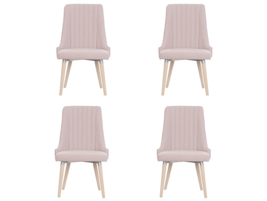 4x Stühle Stuhl Polster Modernes Set Design Lehn Garnitur Sessel Komplett Neu