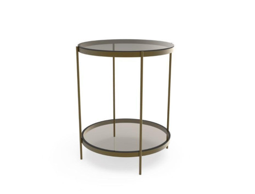 Beistelltisch Glass stilvolle neu luxuriöse modern Grau Couchtisch Neu