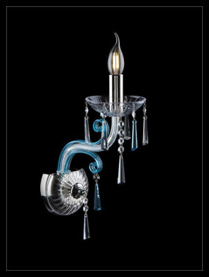 Wandleuchte Bohemia Kronleuchter Antikstil Wandleuchte Leuchten Blau